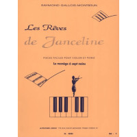 Raymond Gallois Montbrun: Les Reves de Janceline: Le Manege (noty na housle, klavír)