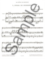 Raymond Gallois Montbrun: Les Reves De Janceline: Polka du Rossignol (noty na housle, klavír)