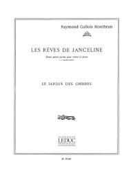 Raymond Gallois Montbrun: Les Reves De Janceline: Le Jardin des Ombres (noty na housle, klavír)