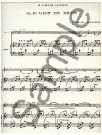 Raymond Gallois Montbrun: Les Reves De Janceline: Le Jardin des Ombres (noty na housle, klavír)