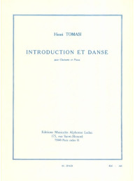 Henri Tomasi: Introduction et Danse (noty na klarinet, klavír)
