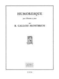 Raymond Gallois Montbrun: Humoresque (noty na klarinet, klavír)