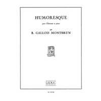 Raymond Gallois Montbrun: Humoresque (noty na klarinet, klavír)