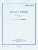 Jeanine Rueff: Concertino Opus 15 (noty na klarinet, klavír)