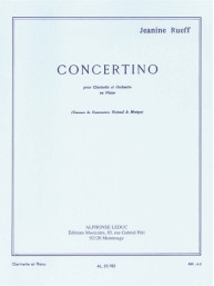 Jeanine Rueff: Concertino Opus 15 (noty na klarinet, klavír)
