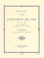 W.A. Mozart: Concerto in G KV 313 / 285C (noty na příčnou flétnu, klavír)