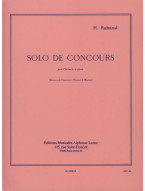 Henri Rabaud: Solo De Concours (noty na klarinet, klavír)