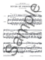 Henry Gagnebin: Hiver Et Printemps (noty na příčnou flétnu, klavír)