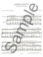 Albert Beaucamp: Complainte (noty na klarinet, klavír)