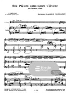 Raymond Gallois Montbrun: 6 Pieces Musicales D'Etude (noty na klarinet, klavír)
