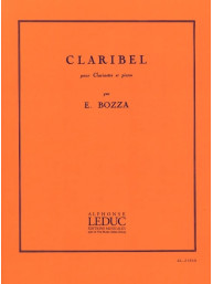 Eugéne Bozza: Claribel (noty na klarinet, klavír)