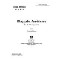 Henri Büsser: Rhapsodie Armenienne (noty na housle, klavír)