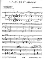 Gabriel Grovlez: Sarabande et Allegro (noty na klarinet, klavír)