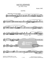 Marcel Poot: Sicilienne (noty na příčnou flétnu, klavír)