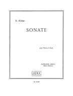 Kishio Hirao: Sonata, for Violin and Piano (noty na housle, klavír)