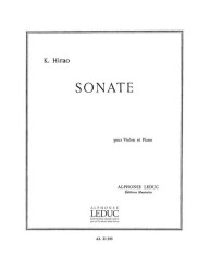 Kishio Hirao: Sonata, for Violin and Piano (noty na housle, klavír)