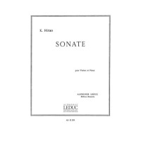 Kishio Hirao: Sonata, for Violin and Piano (noty na housle, klavír)
