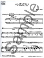 Marcel Poot: Arabesque (noty na klarinet, klavír) Marcel Poot: Arabesque (noty na klarinet, klavír)