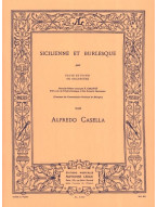 Alfredo Casella: Sicilienne & Burlesque (noty na příčnou flétnu, klavír)