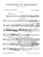 Alfredo Casella: Sicilienne & Burlesque (noty na příčnou flétnu, klavír)