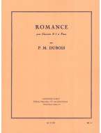 Pierre-Max Dubois: Romance (noty na klarinet, klavír) Pierre-Max Dubois: Romance (noty na klarinet, klavír)