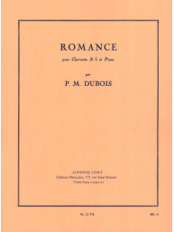 Pierre-Max Dubois: Romance (noty na klarinet, klavír)