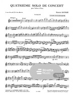 Maurice Hauchard: Solo Moderne de Concert no.4 La Majeur (noty na housle, klavír)