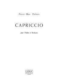 Pierre-Max Dubois: Capriccio (noty na housle, klavír)