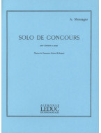 André Messager: Solo De Concours (noty na klarinet, klavír) André Messager: Solo De Concours (noty na klarinet, klavír)