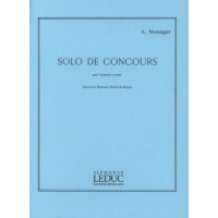André Messager: Solo De Concours (noty na klarinet, klavír)