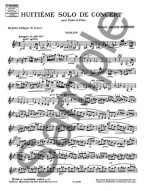 Raymond Gallois Montbrun: Solo De Concert N08 (noty na housle, klavír)