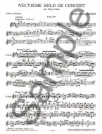 Raymond Gallois Montbrun: Solo De Concert N09 (noty na housle, klavír)