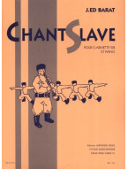 Joseph Edouard Barat: Chant Slave (noty na klarinet, klavír) Joseph Edouard Barat: Chant Slave (noty na klarinet, klavír)