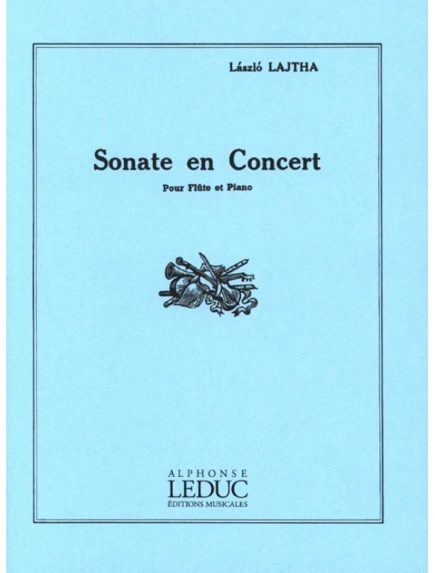 Laszlo Lajtha: Sonate En Concert Op.64 (noty na příčnou flétnu, klavír)