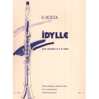 Eugéne Bozza: Idylle (noty na klarinet, klavír)