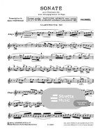 Georg Friedrich Händel: Sonata In B Flat (noty na klarinet, klavír) Georg Friedrich Händel: Sonata In B Flat (noty na klarinet, klavír)