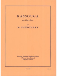 Makoto Shinohara: Kassouga (noty na příčnou flétnu, klavír)