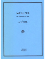 Alain Weber: Mélopée (noty na klarinet, klavír) Alain Weber: Mélopée (noty na klarinet, klavír)