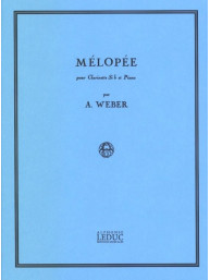 Alain Weber: Mélopée (noty na klarinet, klavír)