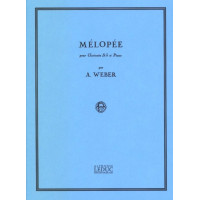 Alain Weber: Mélopée (noty na klarinet, klavír)
