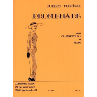 Robert Clérisse: Promenade (noty na klarinet, klavír)