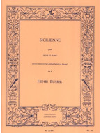 Henri Büsser: Sicilienne (noty na příčnou flétnu, klavír)