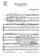 Henri Büsser: Sicilienne (noty na příčnou flétnu, klavír)