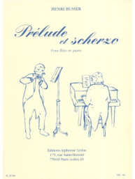 Henri Büsser: Prélude et Scherzo Op.35 (noty na příčnou flétnu, klavír)