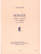Jindřich Feld: Sonate (noty na příčnou flétnu, klavír)
