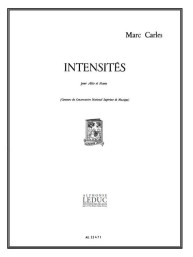 Marc Carles: Intensites (noty na violu, klavír)