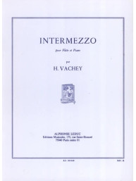 Henri Vachey: Intermezzo (noty na příčnou flétnu, klavír)