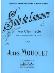 Jules Mouquet: Solo de Concours (noty na klarinet, klavír)