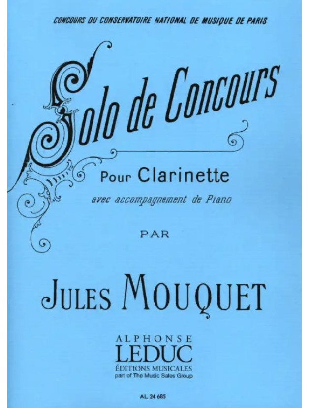 Jules Mouquet: Solo de Concours (noty na klarinet, klavír)