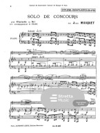 Jules Mouquet: Solo de Concours (noty na klarinet, klavír) Jules Mouquet: Solo de Concours (noty na klarinet, klavír)